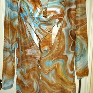 Nice 2 Pc bathing suit and cover up.